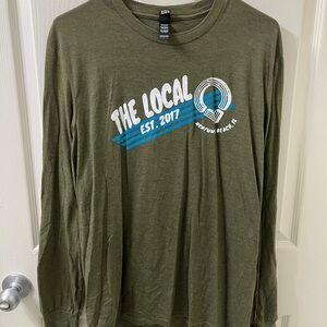 The Local Olive Green Long Sleeve Shirt